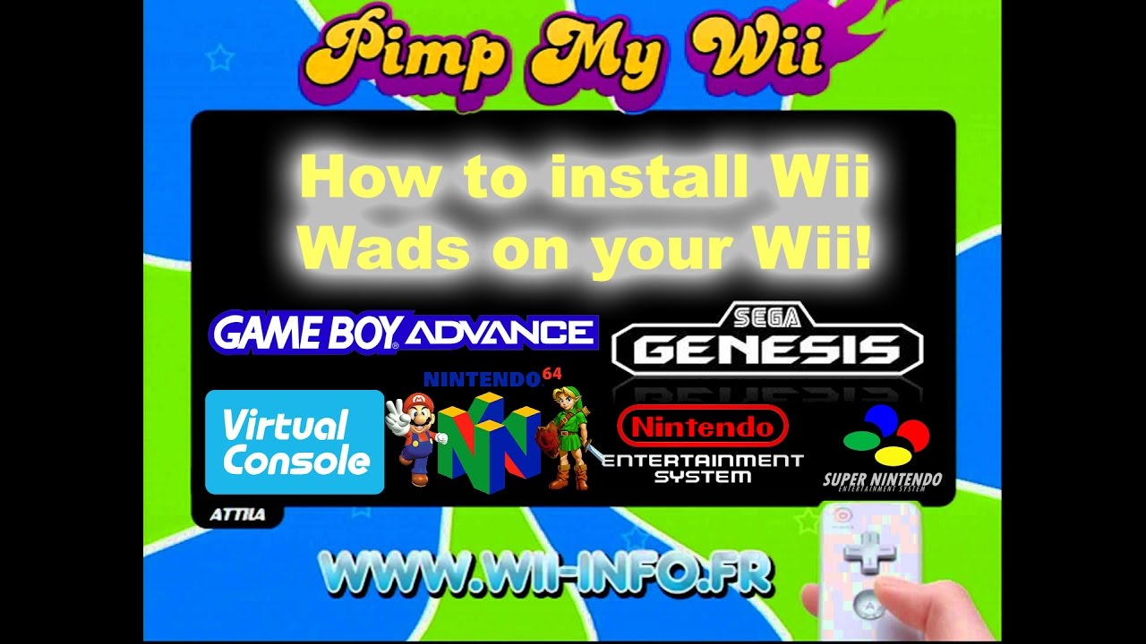 How to install a wad file on a modded wii u